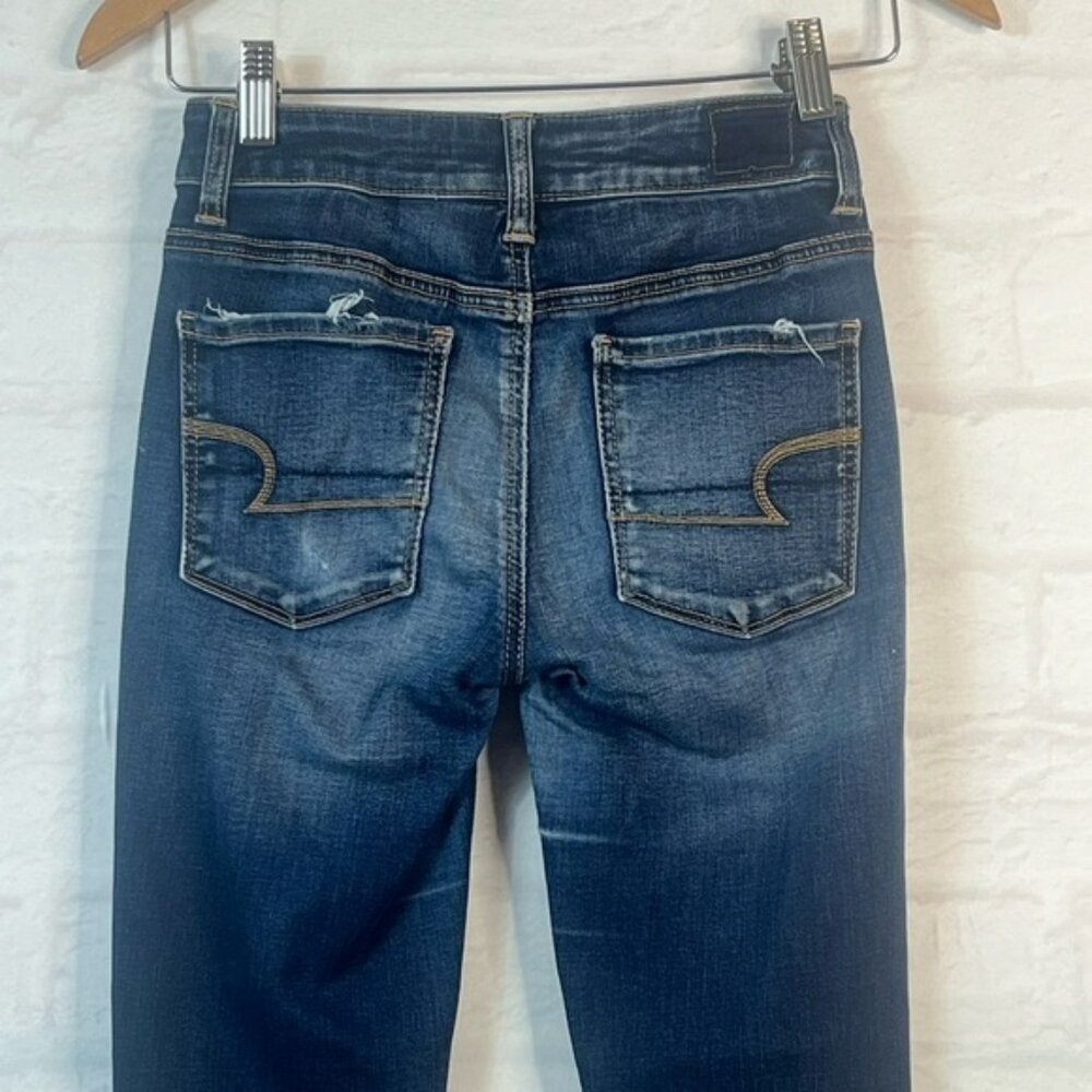 American Eagle Outfitters Hi Rise Jegging Skinny Jeans Size 00 Short - Picture 6 of 11